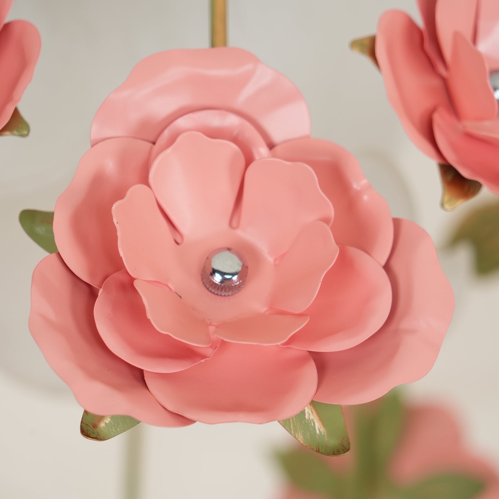 Ceiling Light Metal Canopy Floral Blossom Romantic Ambience - Neutralighting