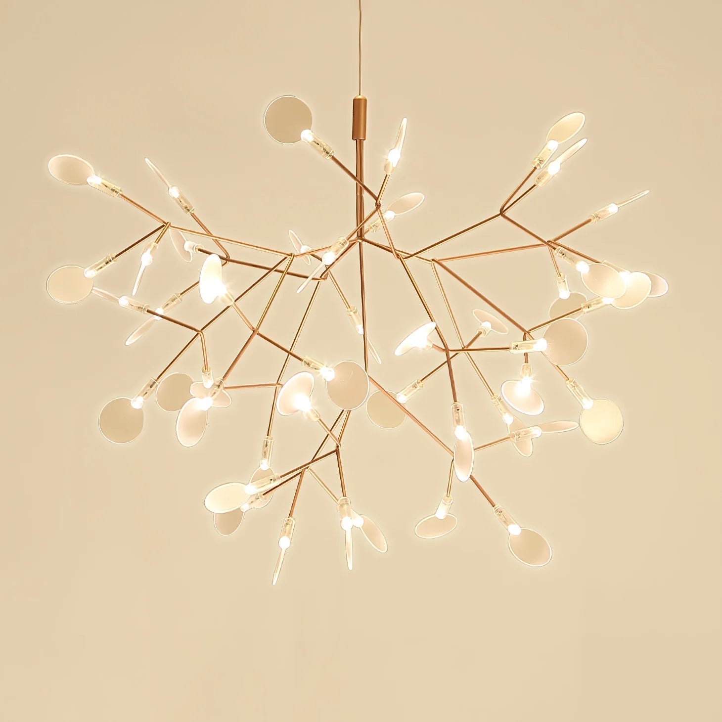 Lior Unique Sputnik Art Deco Firefly Chandelier. Living Room/ Bedroom - Neutralighting