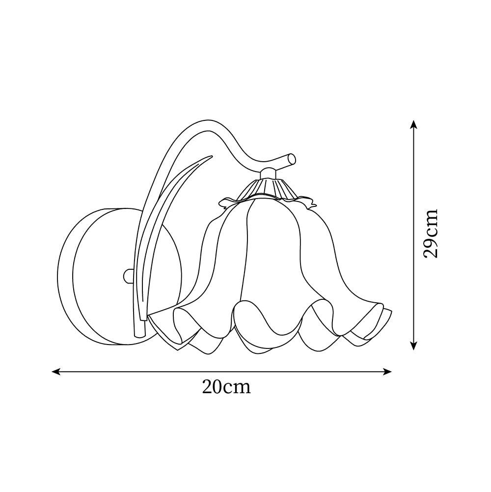 Wall Lamp Botanical Whimsy Green Stem - Neutralighting