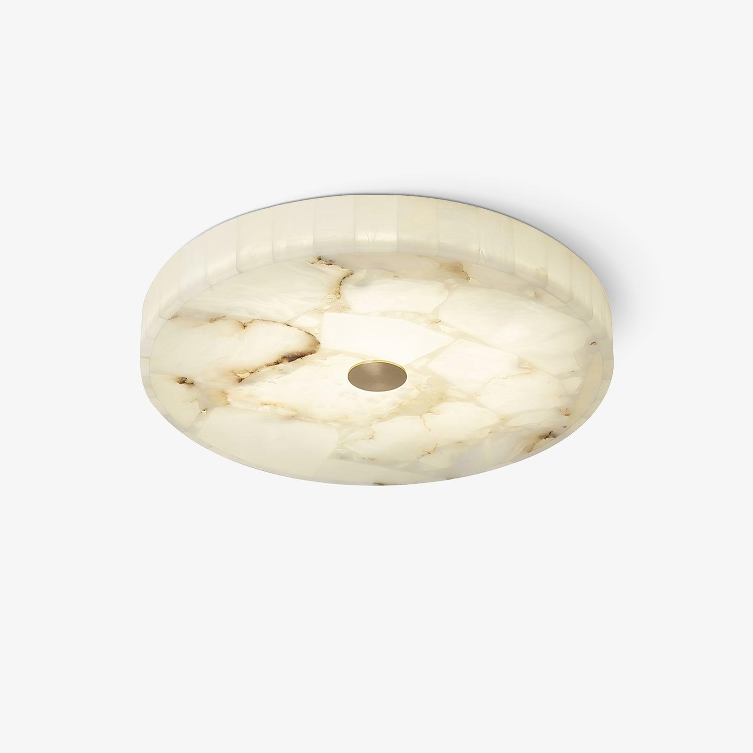 Delya Round Alabaster Ceiling Lamp - Neutralighting