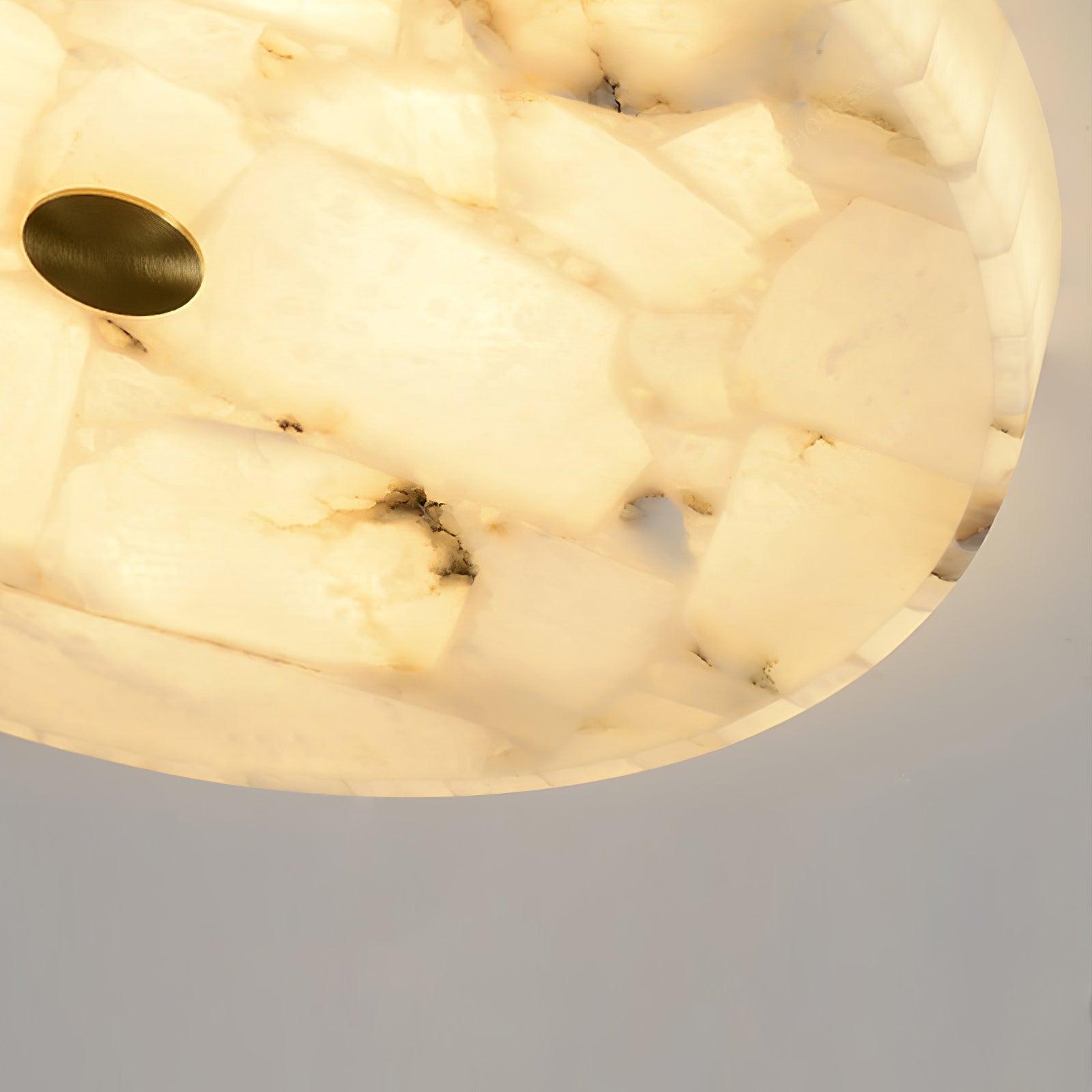 Delya Round Alabaster Ceiling Lamp - Neutralighting