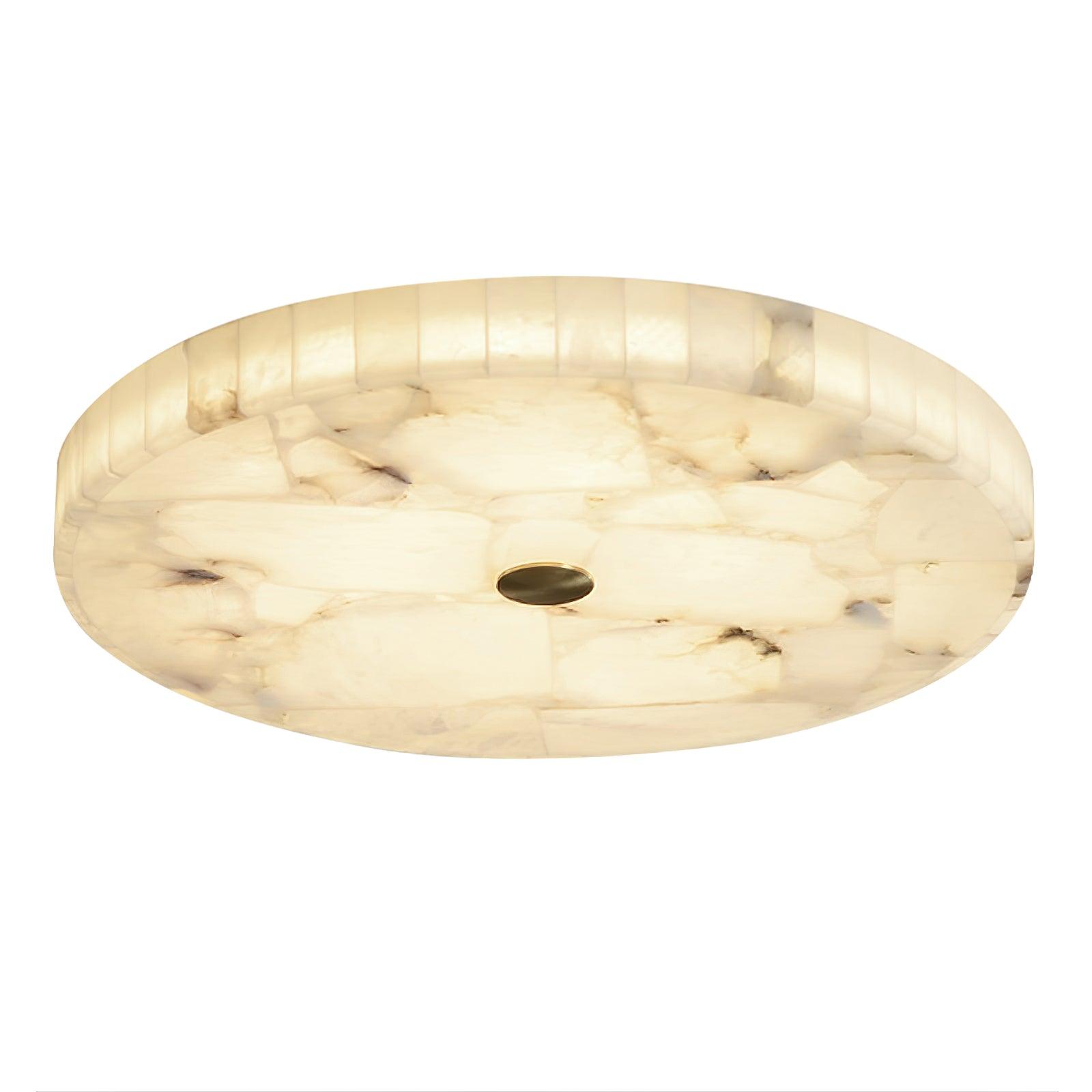 Delya Round Alabaster Ceiling Lamp - Neutralighting