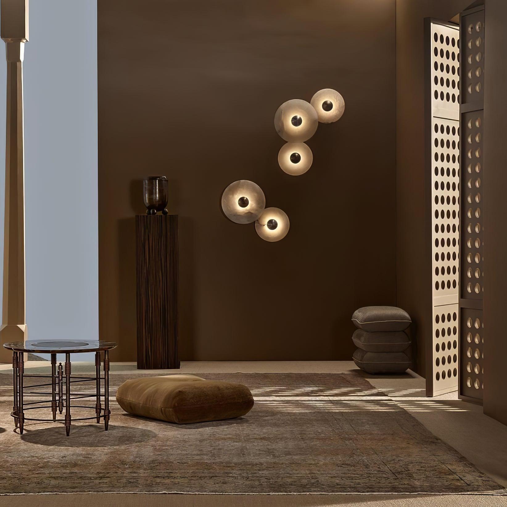 Cryn Alabaster Combination Wall Lamp - Neutralighting