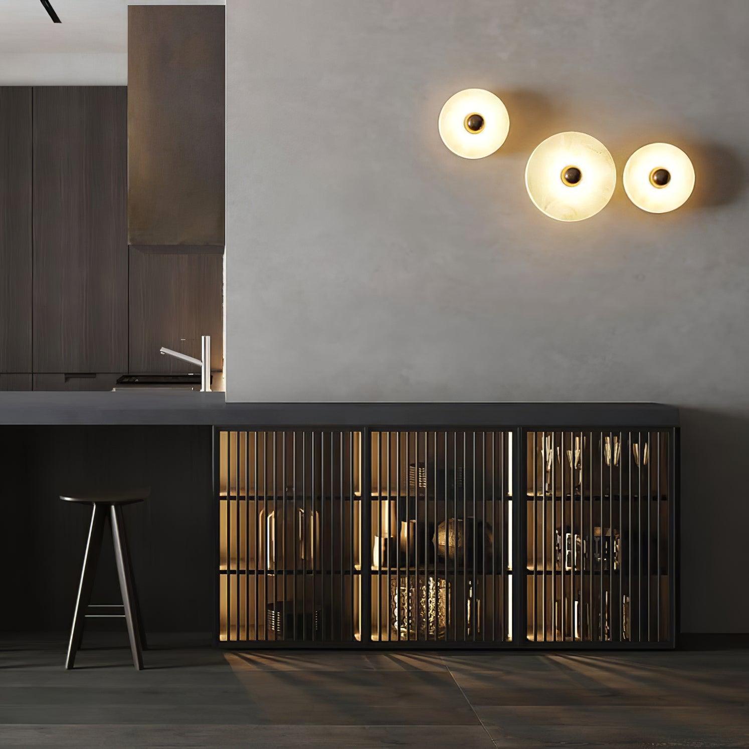 Cryn Alabaster Combination Wall Lamp - Neutralighting