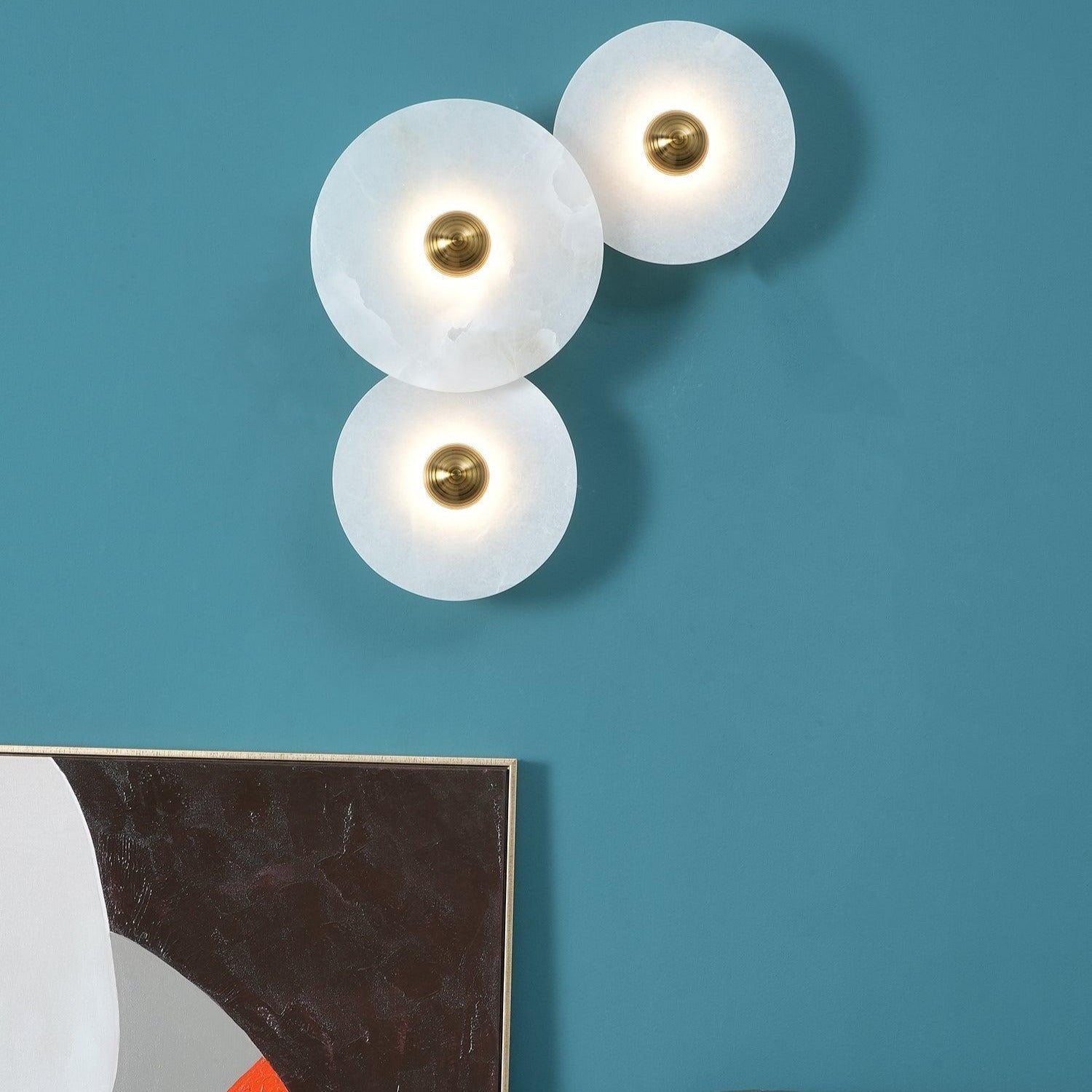 Cryn Alabaster Combination Wall Lamp - Neutralighting