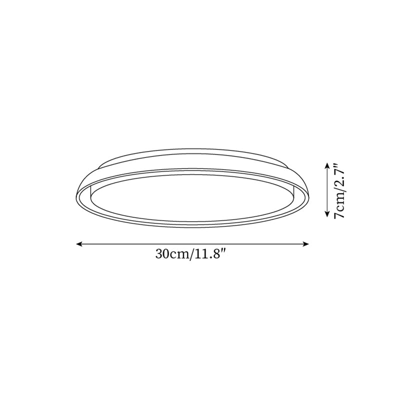 Halo Round Travertine Ceiling Light - Neutralighting