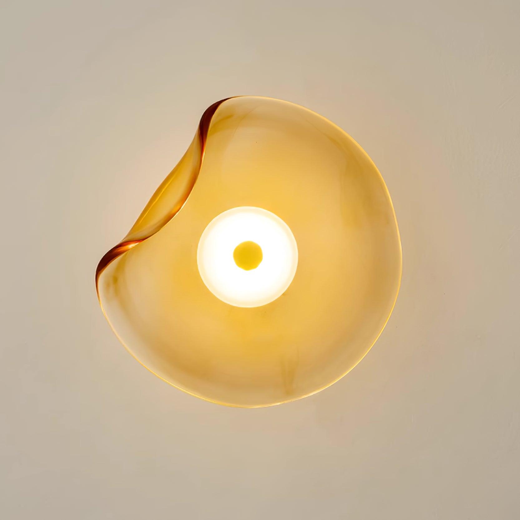 Lunara Amber Glass Ceiling Light - Neutralighting