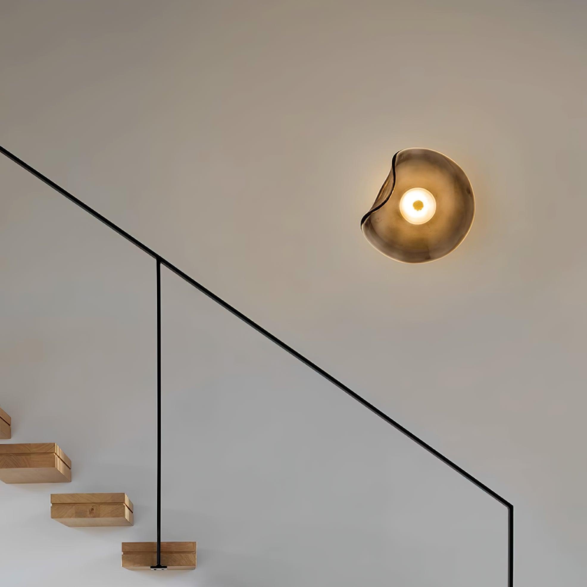 Lunara Amber Glass Ceiling Light - Neutralighting