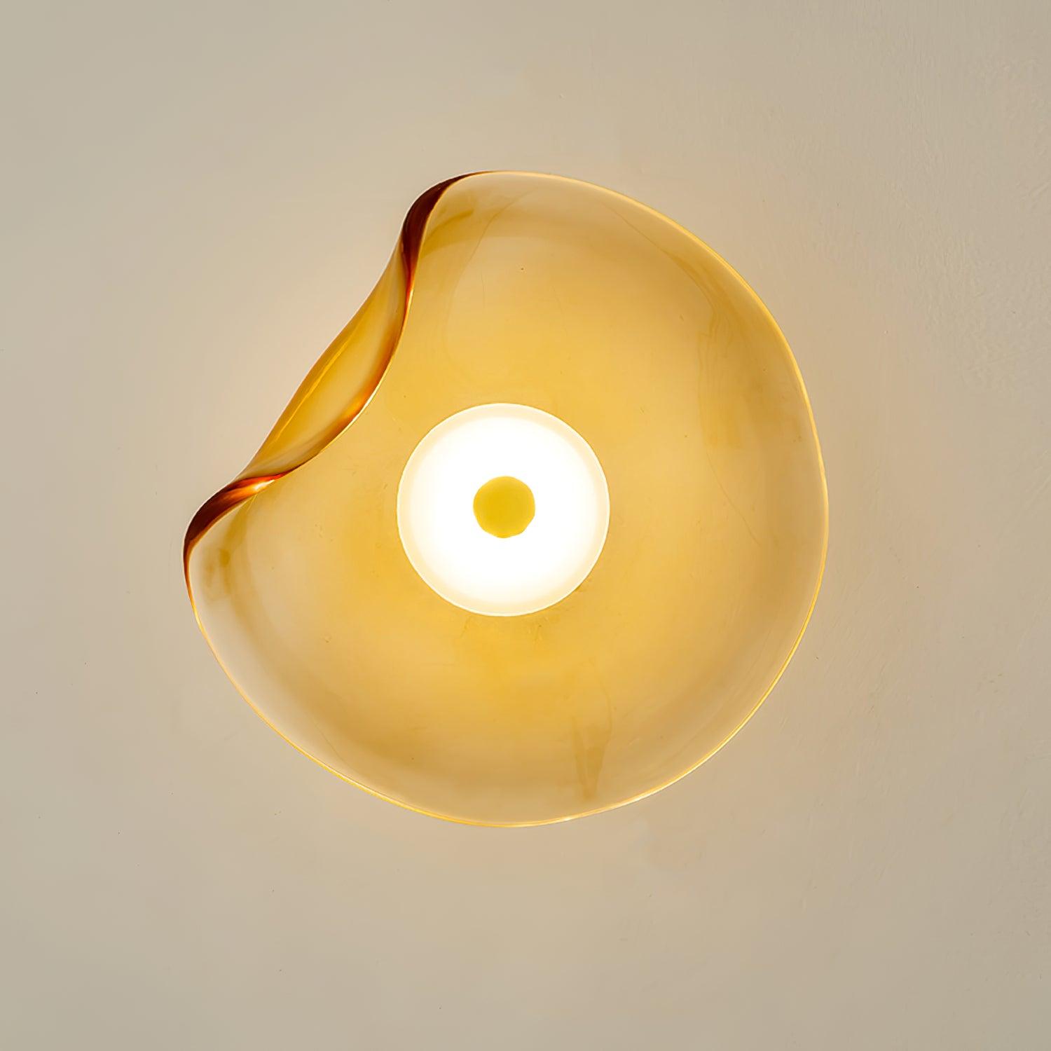 Lunara Amber Glass Ceiling Light - Neutralighting