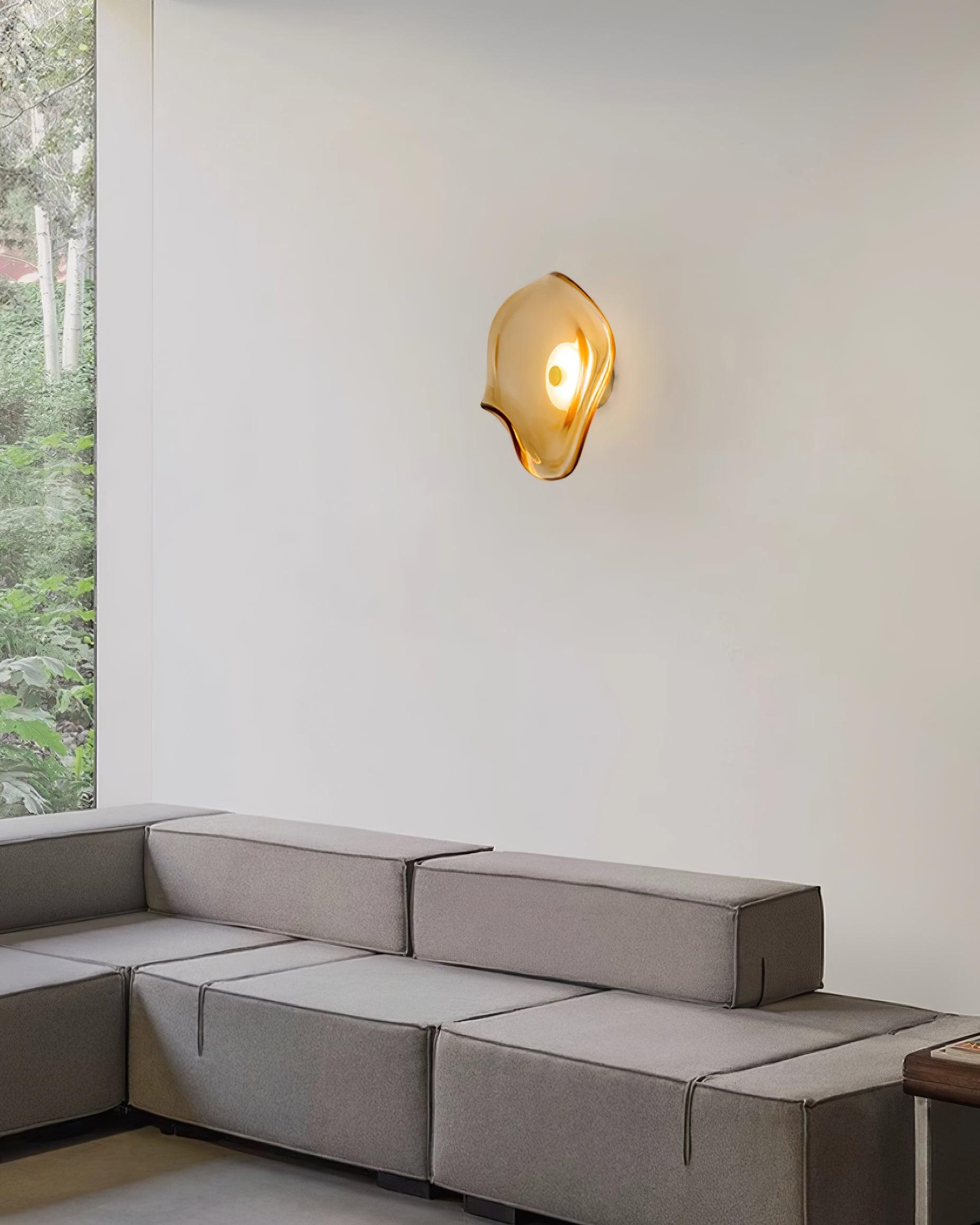 Lunara Amber Glass Ceiling Light - Neutralighting