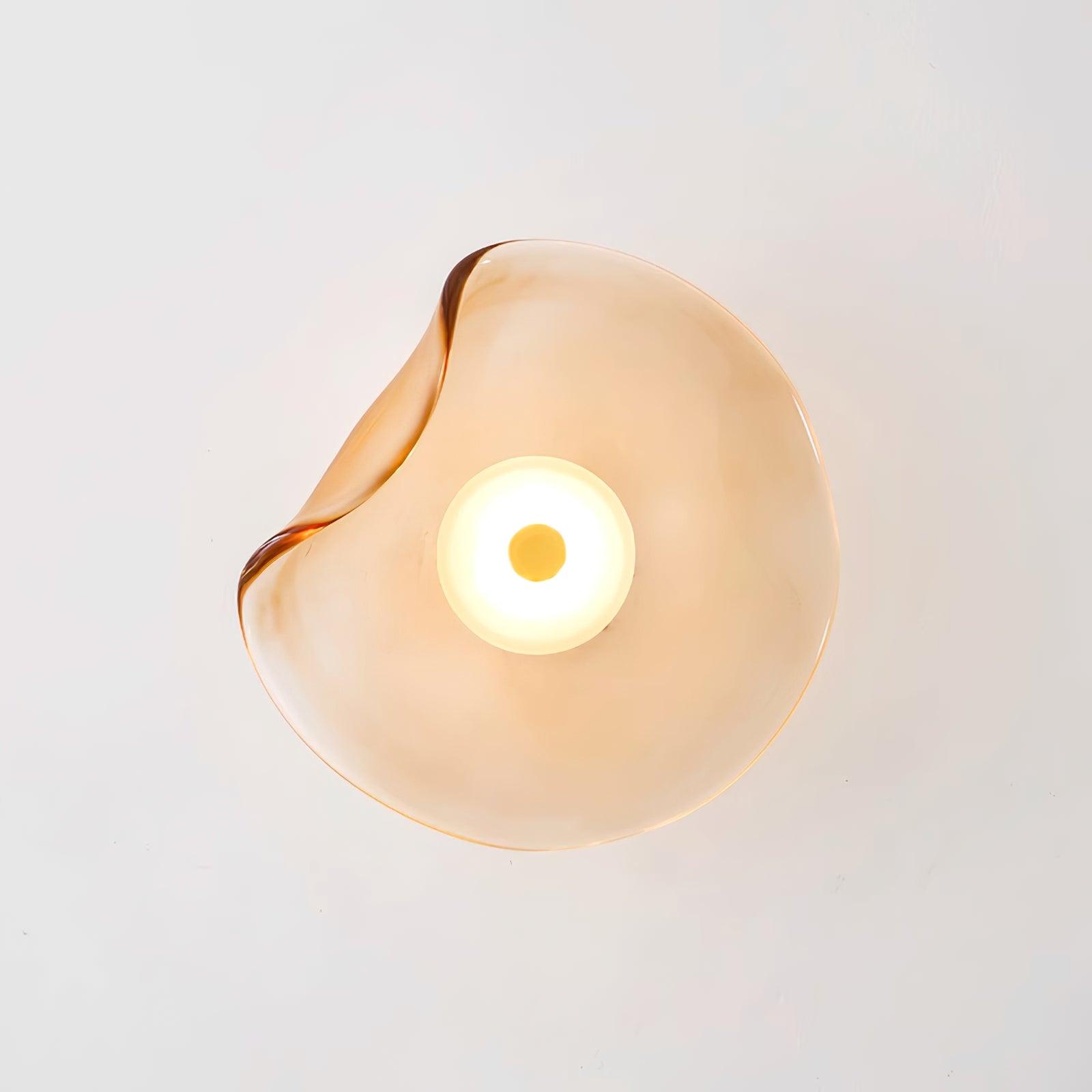 Lunara Amber Glass Ceiling Light - Neutralighting