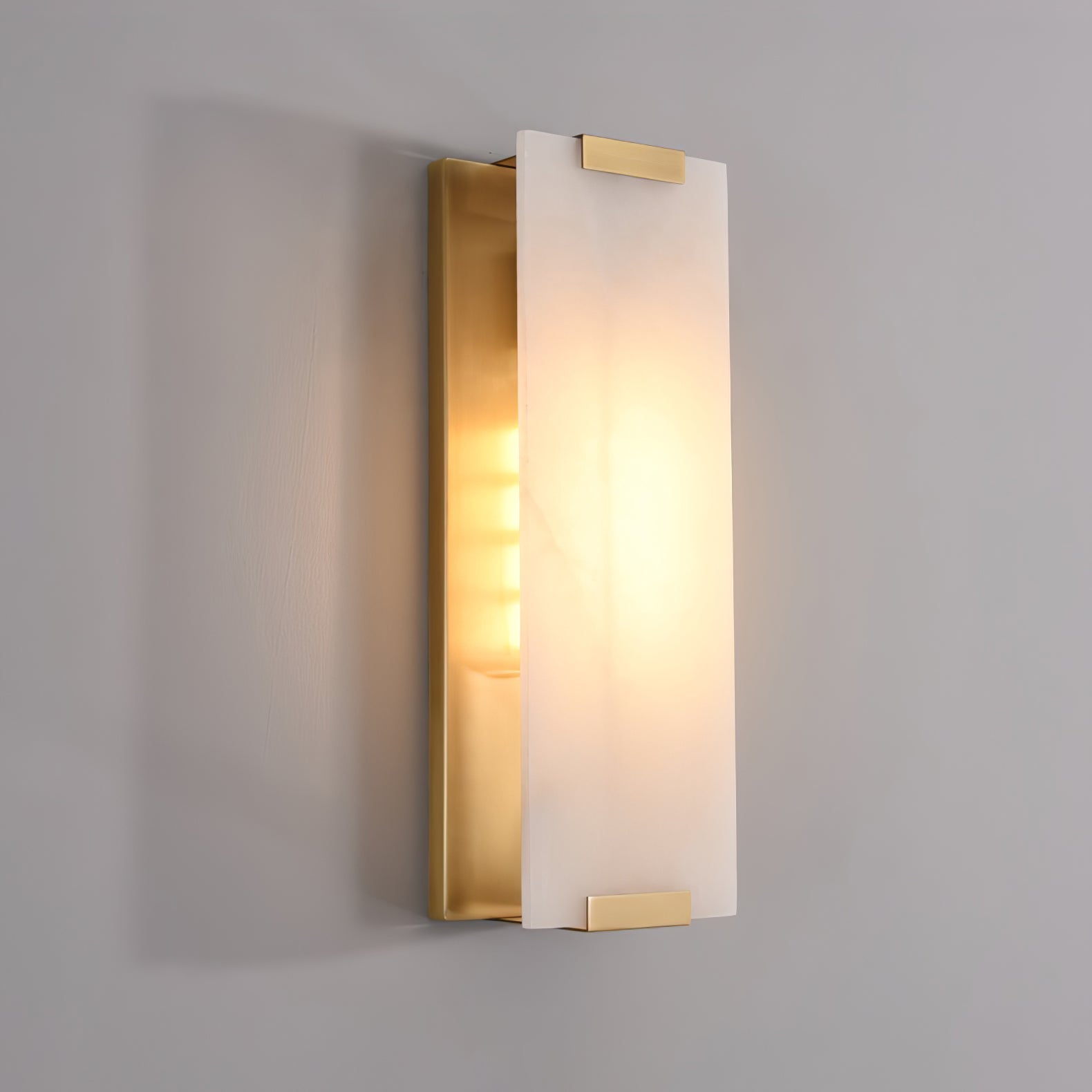 Roux Wall Lamp Alabaster Panel Glow - Neutralighting