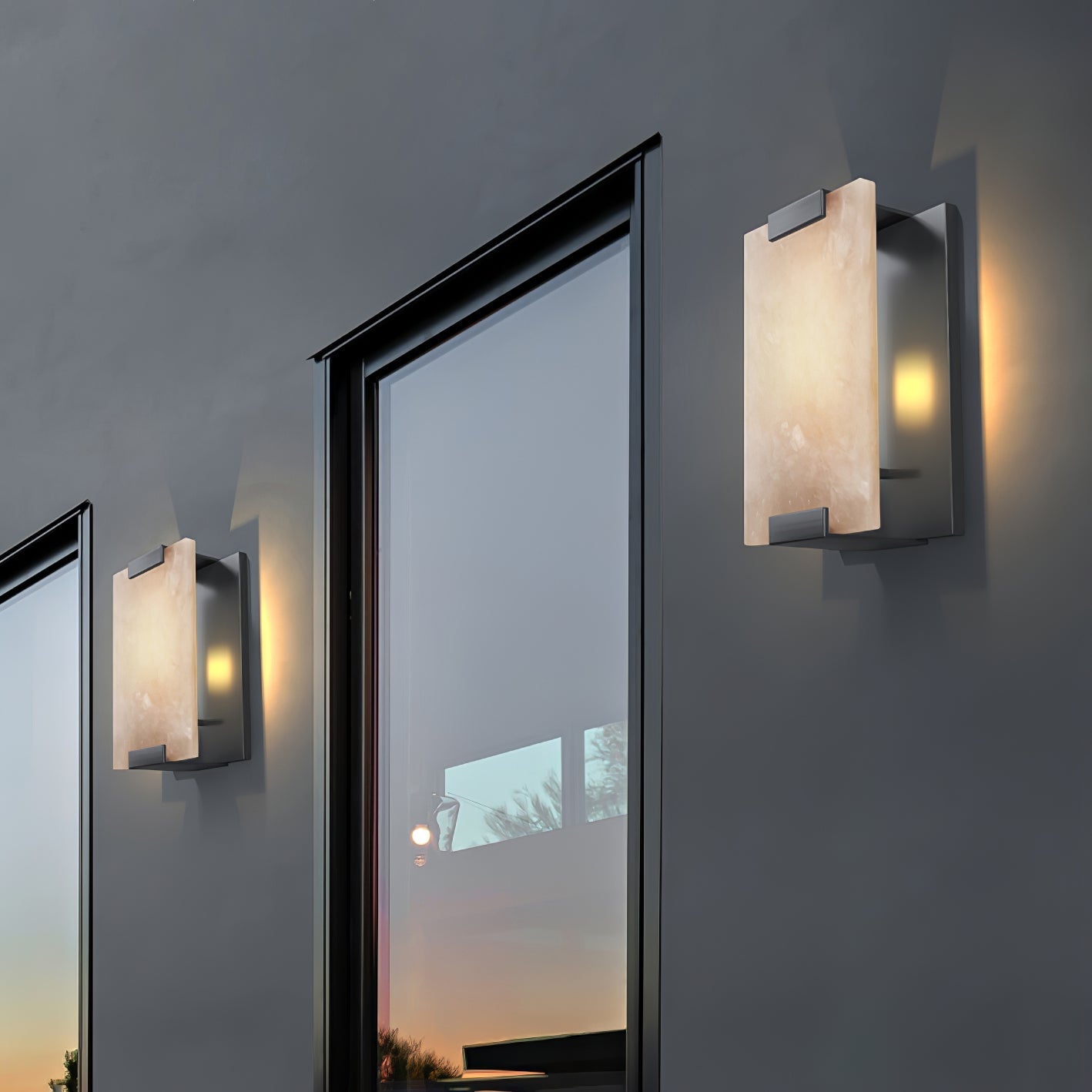 Roux Wall Lamp Alabaster Panel Glow - Neutralighting