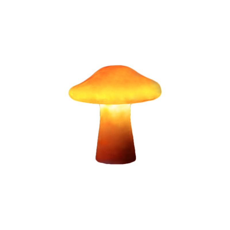 Ray Mushroom Outdoor Ground Light, Hardwired/Solar, Orange - Neutralighting