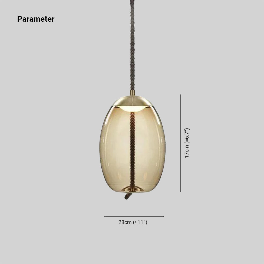 Valentina Nordic LED Pendant Light, Decorative Glass - Neutralighting