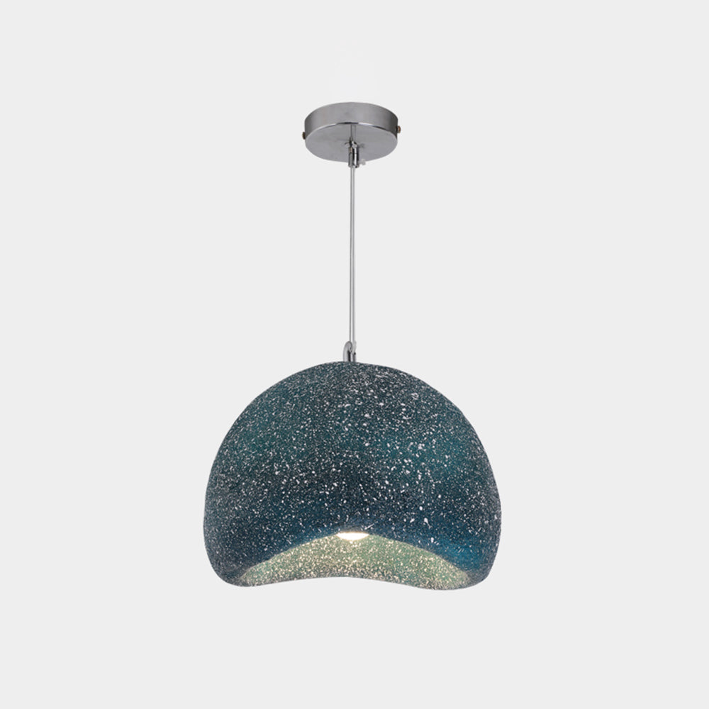 Avi Wabi Sabi Bread Shape Resin Pendant Light, 2 Color - Neutralighting