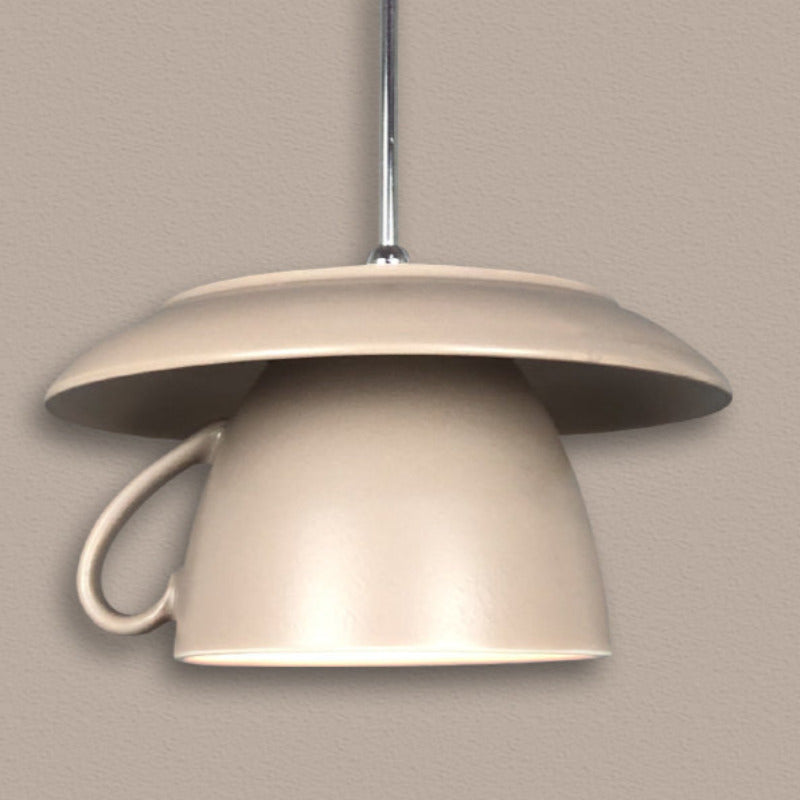 Valentina Pop Art Cup Ceramic LED Pendant Light Study Bedroom - Neutralighting