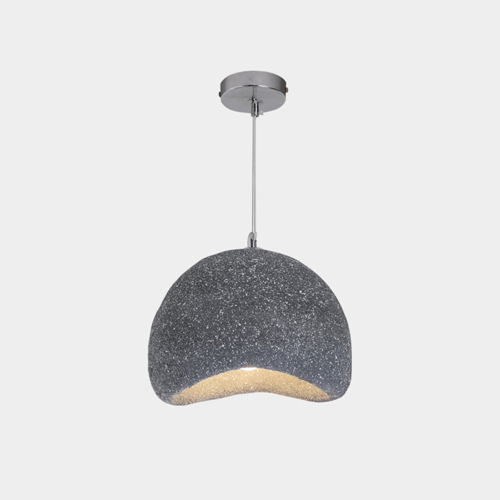 Avi Wabi Sabi Bread Shape Resin Pendant Light, 2 Color - Neutralighting