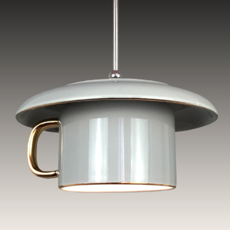Valentina Urban Cup Ceramic LED Pendant Light Living Room - Neutralighting