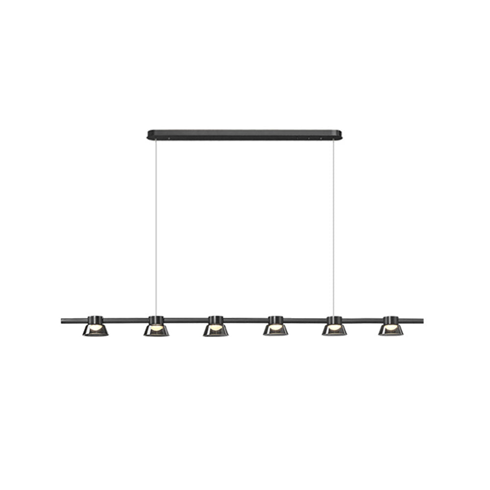 Arisha Modern Linear Metal Pendant Light,Black - Neutralighting