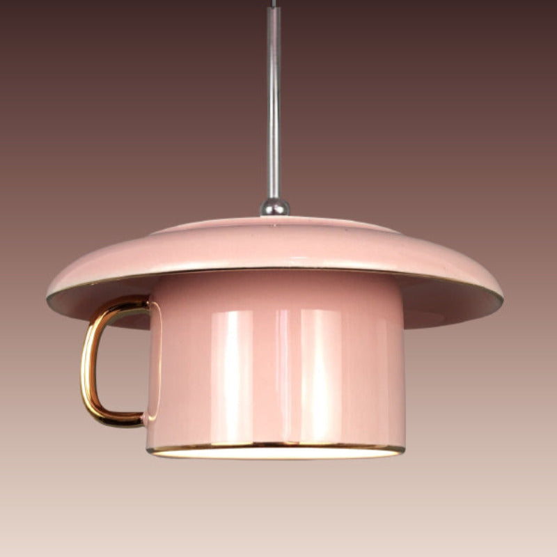 Valentina Urban Cup Ceramic LED Pendant Light Living Room - Neutralighting