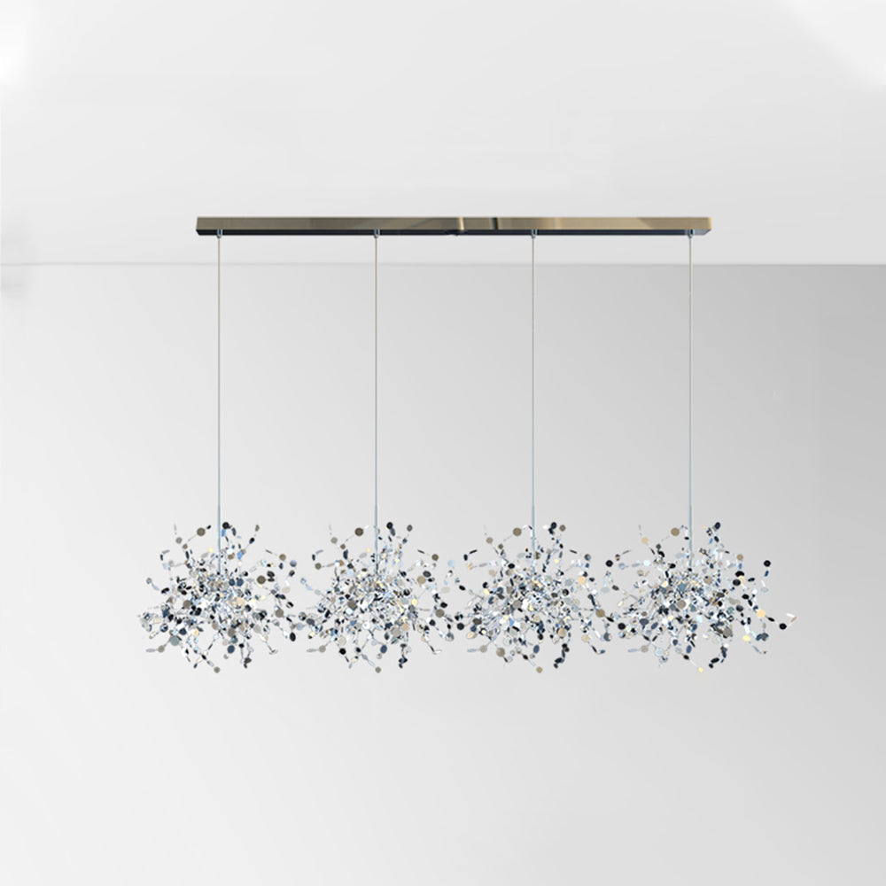 Olivia Artsy Classy Cluster Fireworks Pendant Light, Stainless steel - Neutralighting
