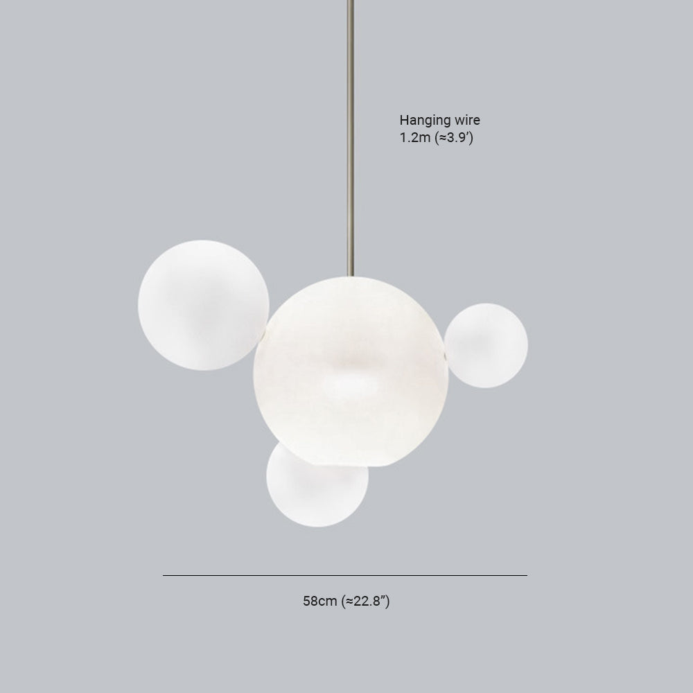 Valentina Modern Bubble Cluster Pendant Light Gold