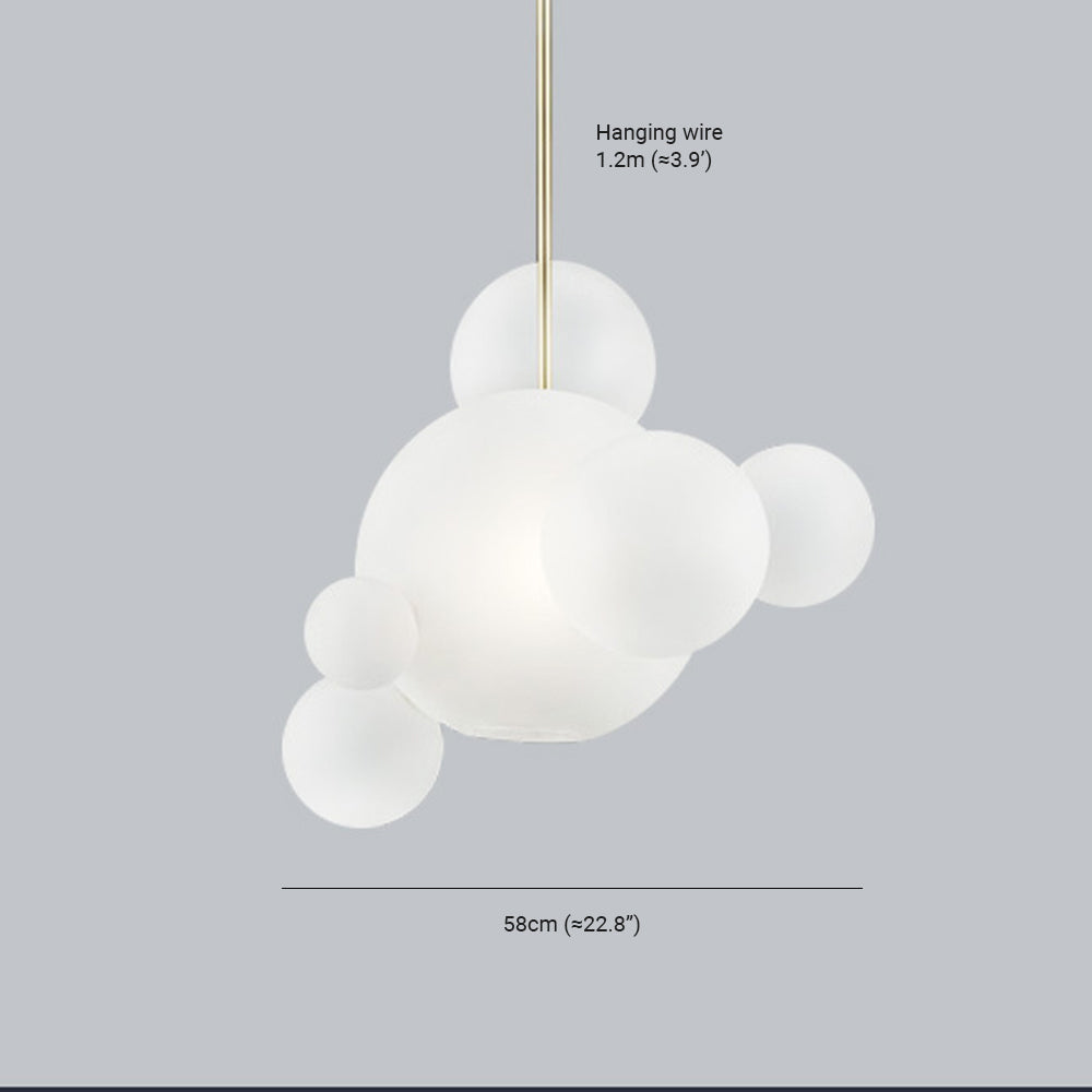 Valentina Modern Bubble Cluster Pendant Light Gold