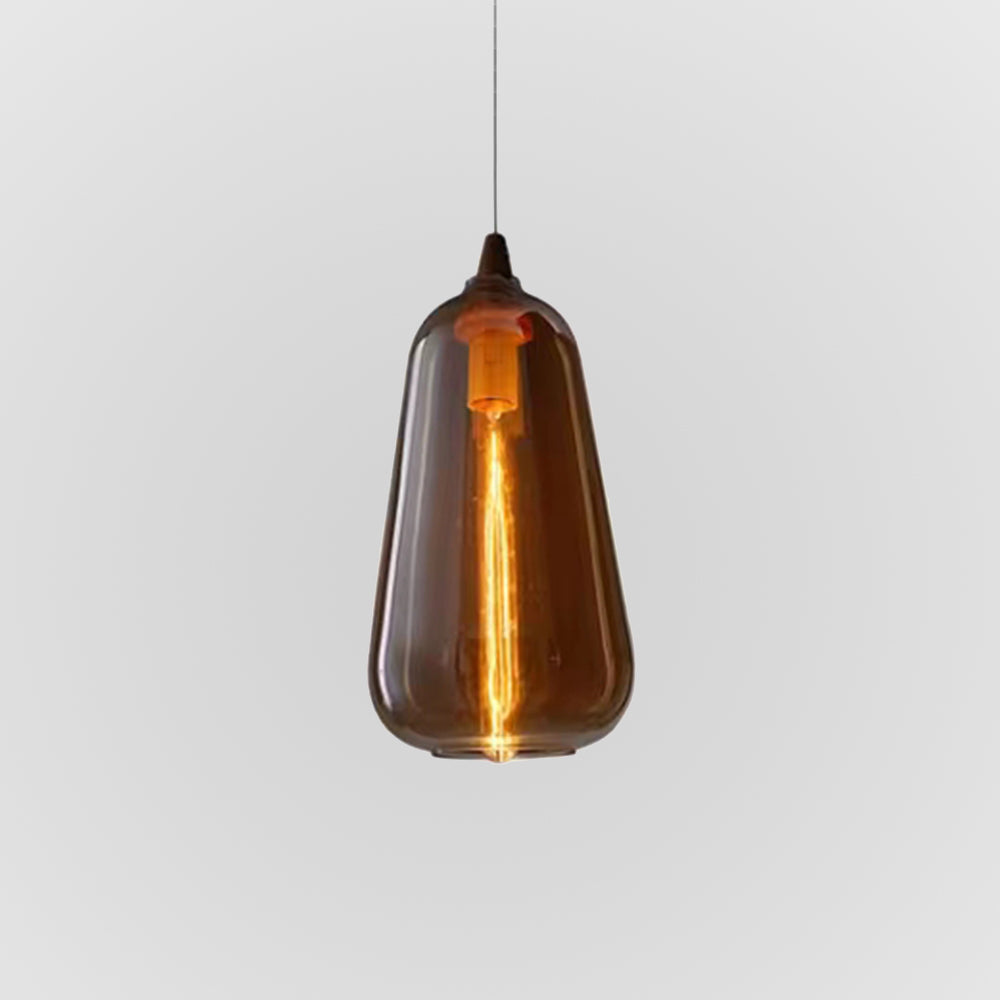 June Amber Glass Pendant Light - Neutralighting