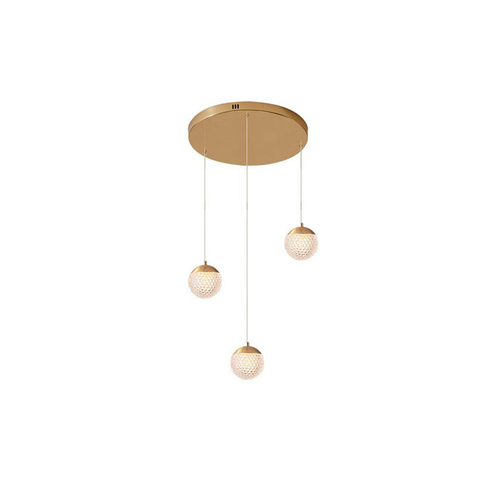 Arisha Multi Staircase Modern Art Deco Pendant Light, Gold - Neutralighting