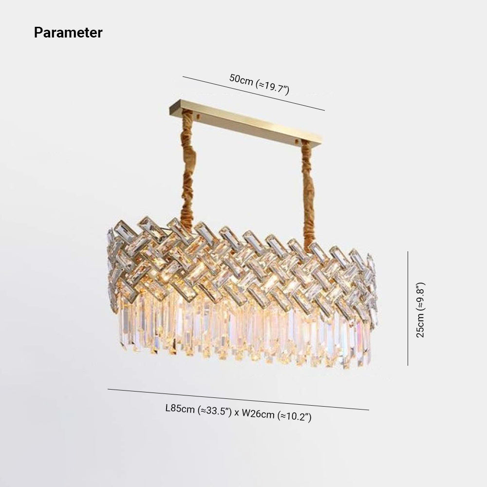 Kristy Luxury Gold Chandelier, Crystal & Metal - Neutralighting