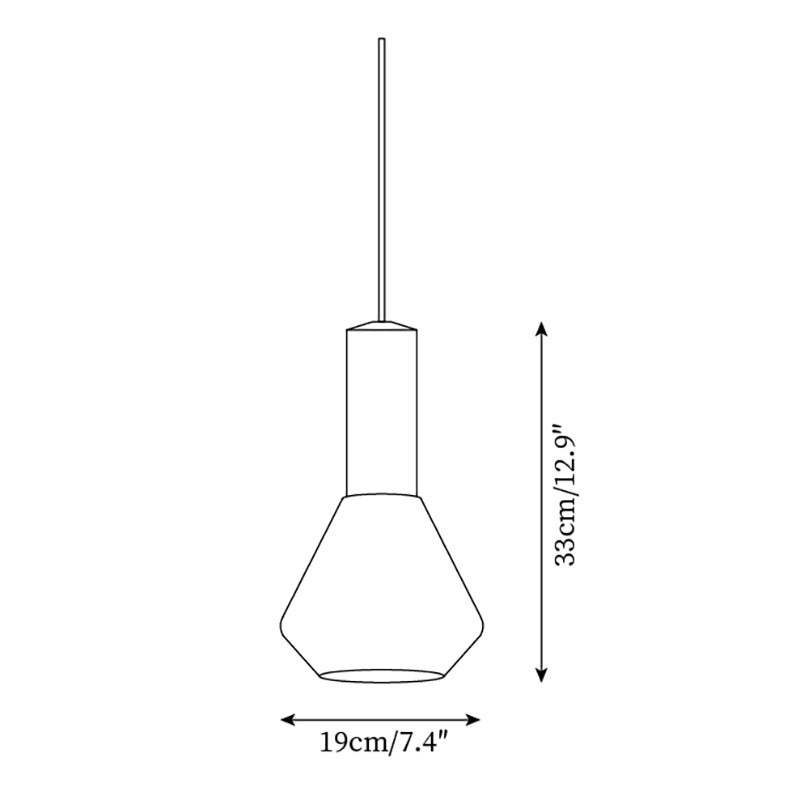 Givor Frosted Glass Pendant Light - Neutralighting