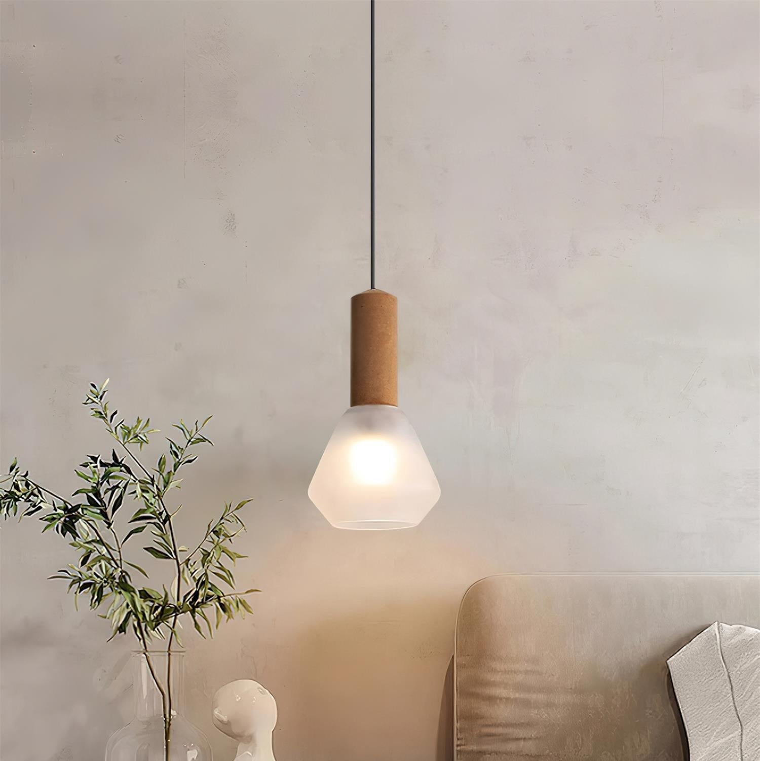 Givor Frosted Glass Pendant Light - Neutralighting