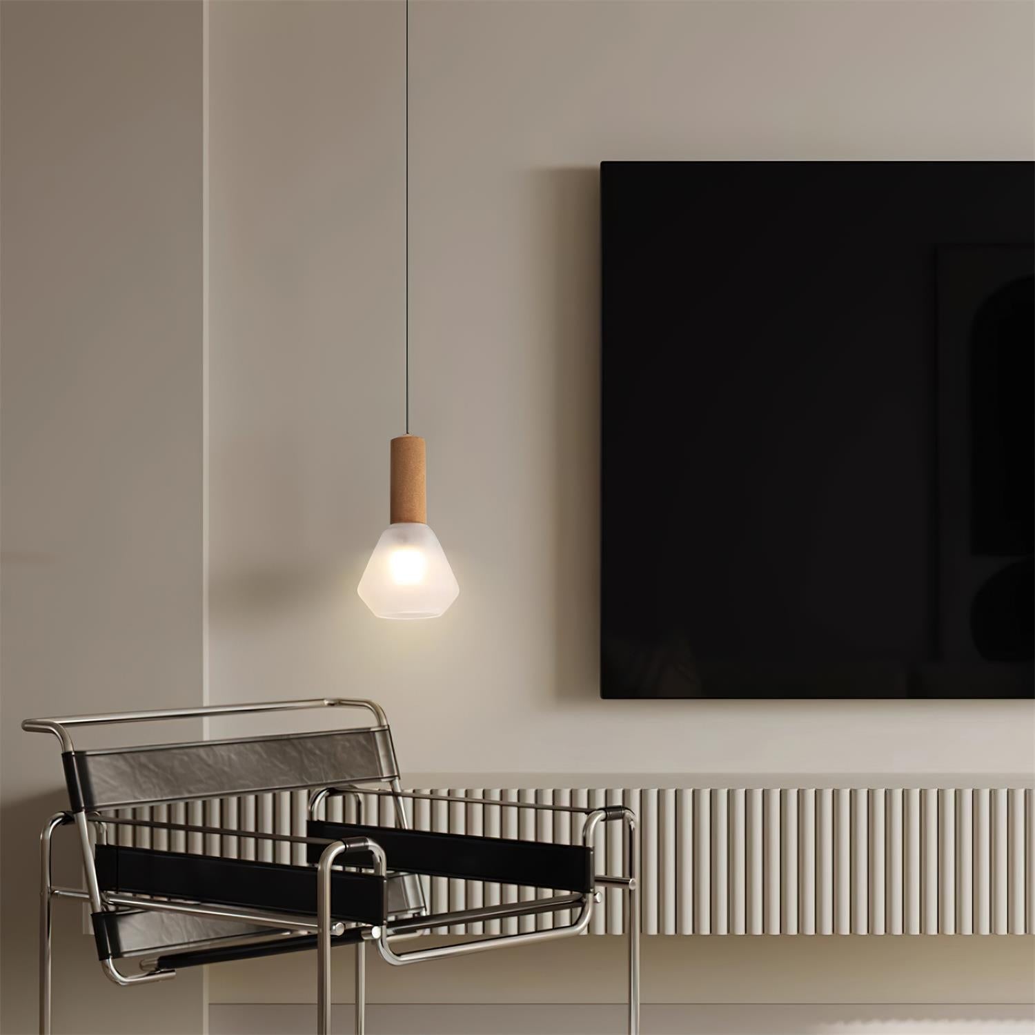 Givor Frosted Glass Pendant Light - Neutralighting