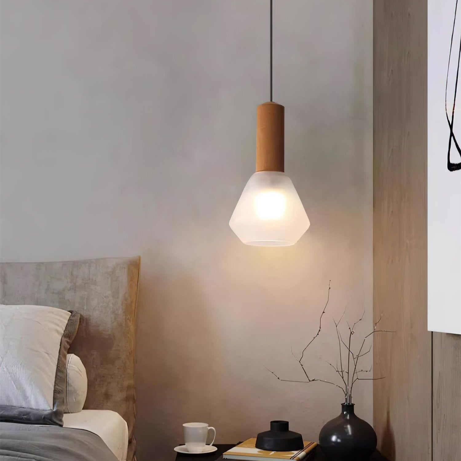 Givor Frosted Glass Pendant Light - Neutralighting