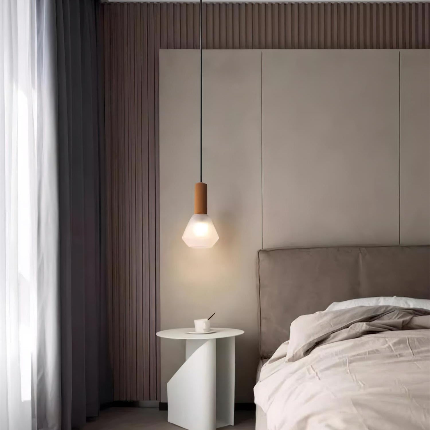 Givor Frosted Glass Pendant Light - Neutralighting