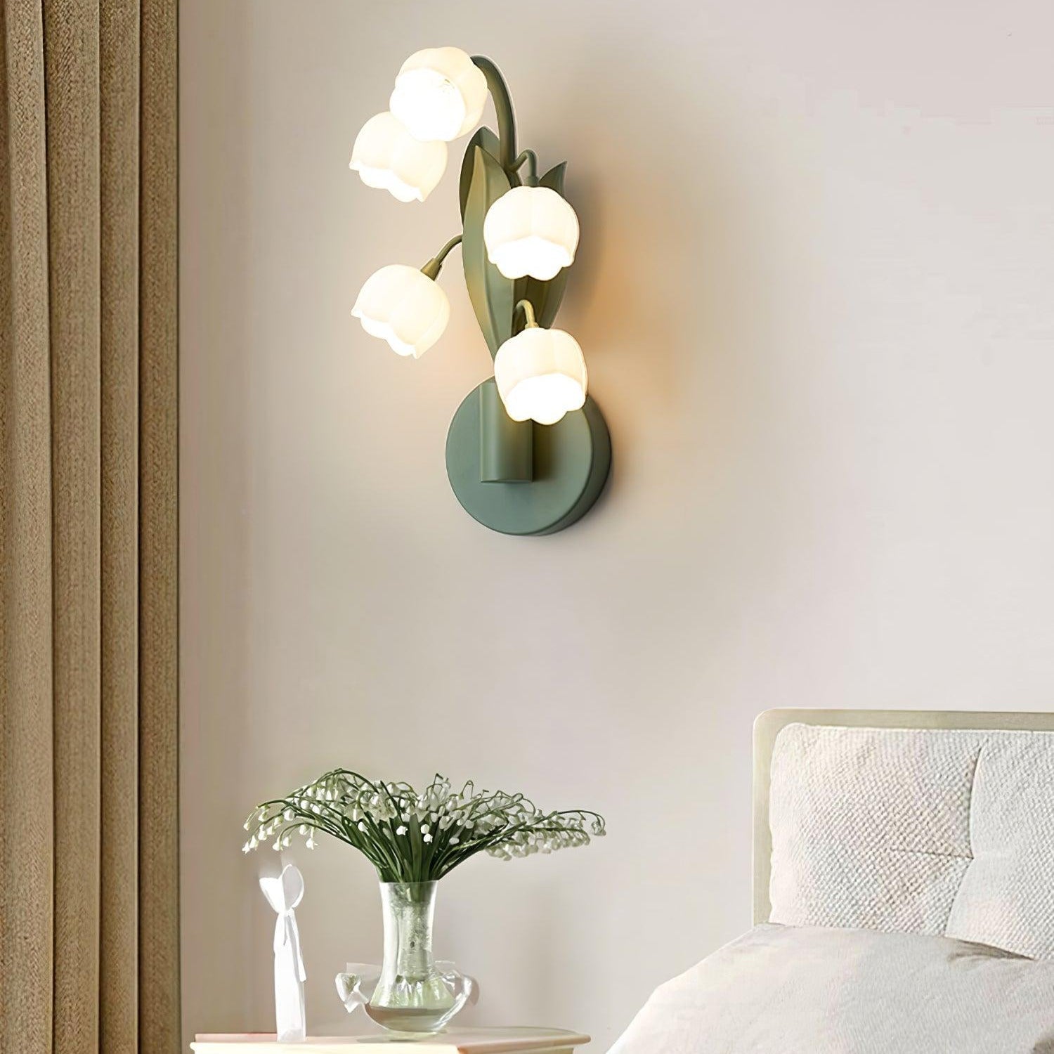 Aelis Natural Orchid Indoor Wall Lamp - Neutralighting