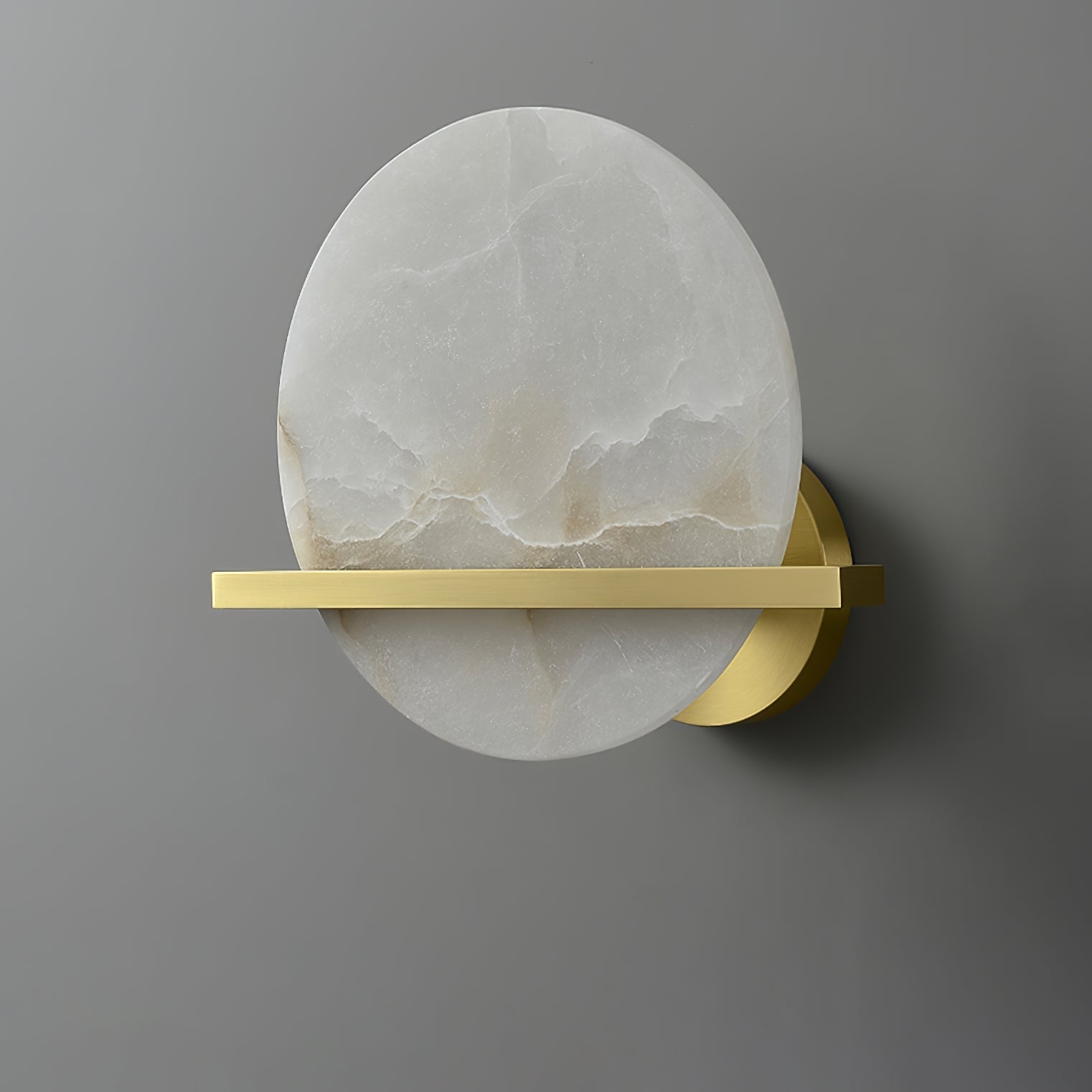 Savion Wall Lamp Alabaster Moon Horizon - Neutralighting