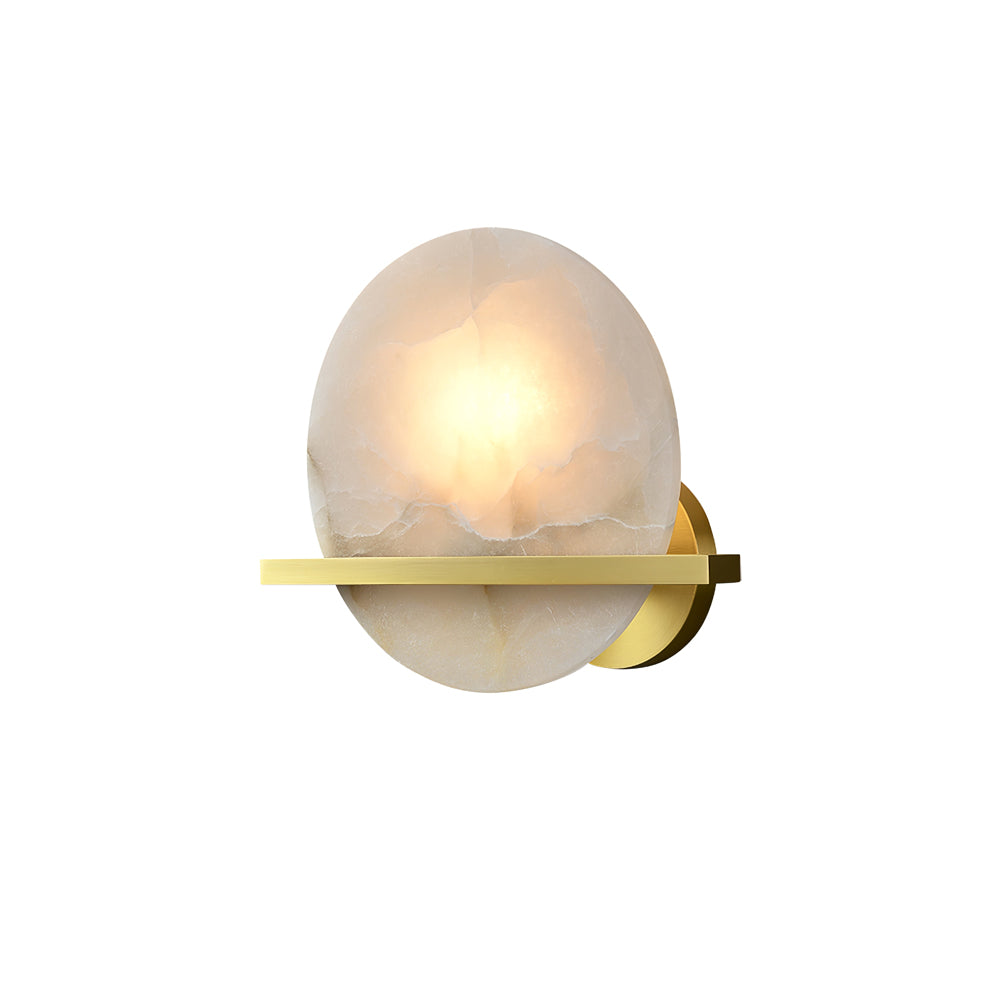 Savion Wall Lamp Alabaster Moon Horizon - Neutralighting
