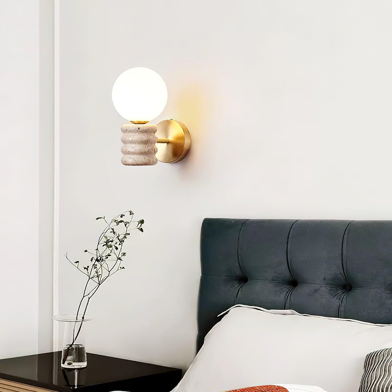 Calenne Wall Lamp Travertine - Neutralighting