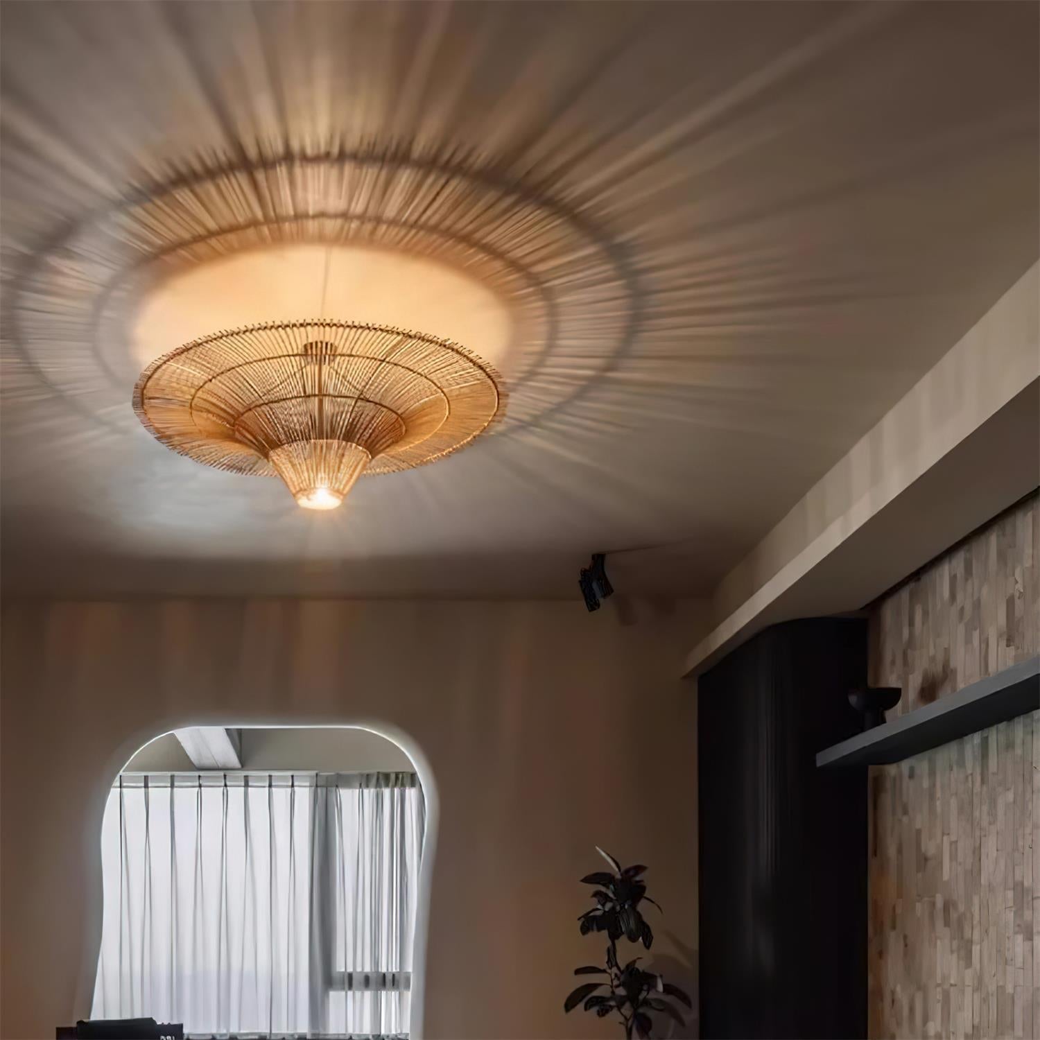 Juvia Handwoven Rattan Pendant Light - Neutralighting