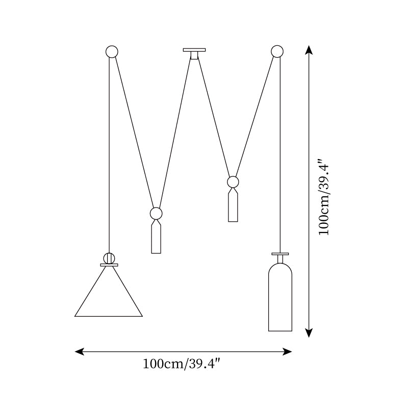 Covine Multi-Shape Adjustable Pendant Light - Neutralighting