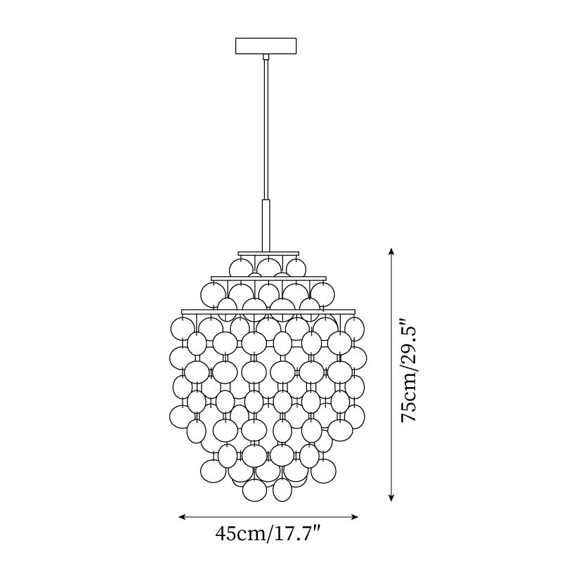 Elios Elegant Capiz Shell Chandelier - Neutralighting