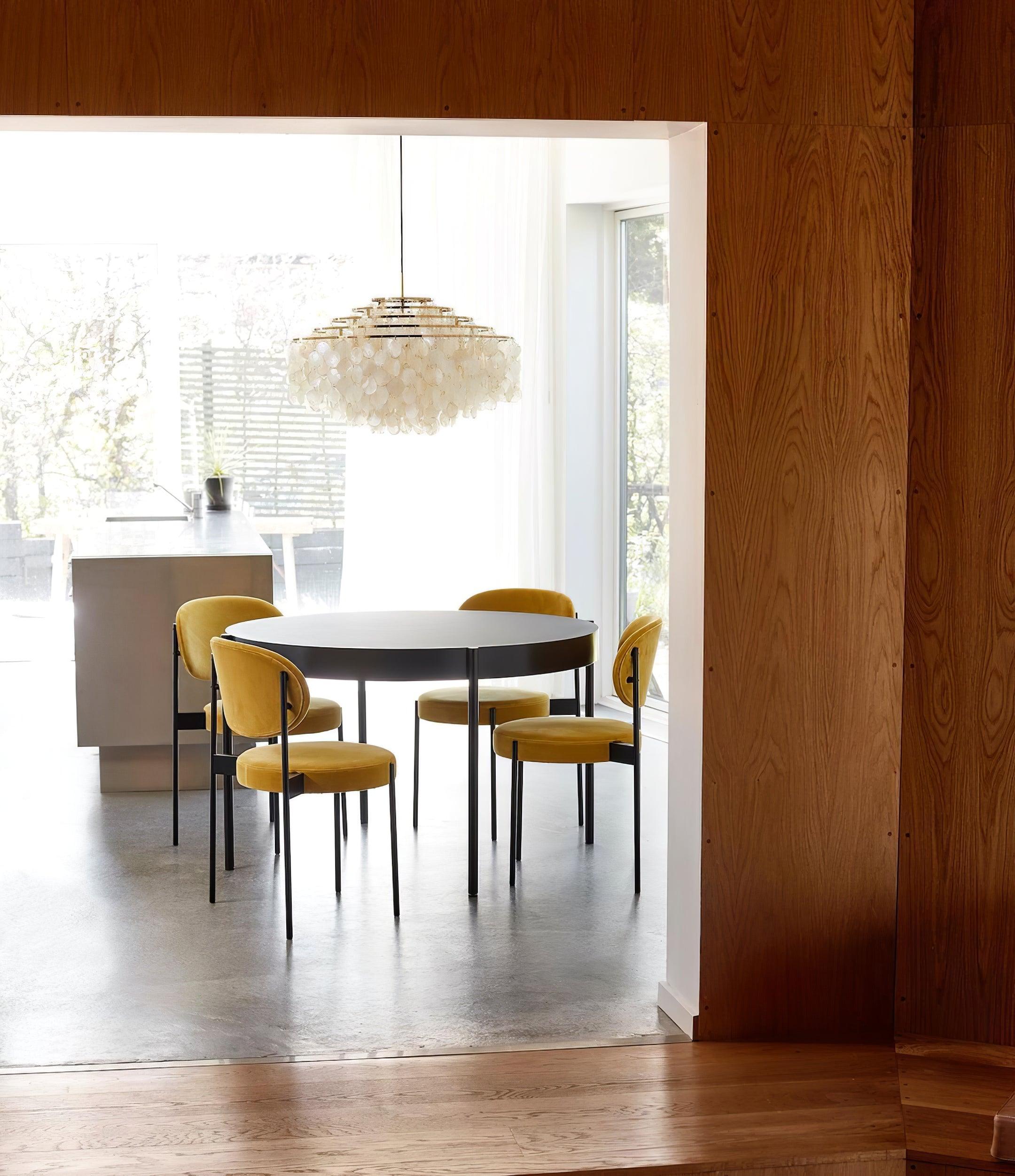 Elios Elegant Capiz Shell Chandelier - Neutralighting