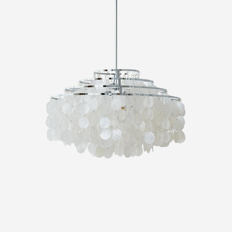 Elios Elegant Capiz Shell Chandelier - Neutralighting