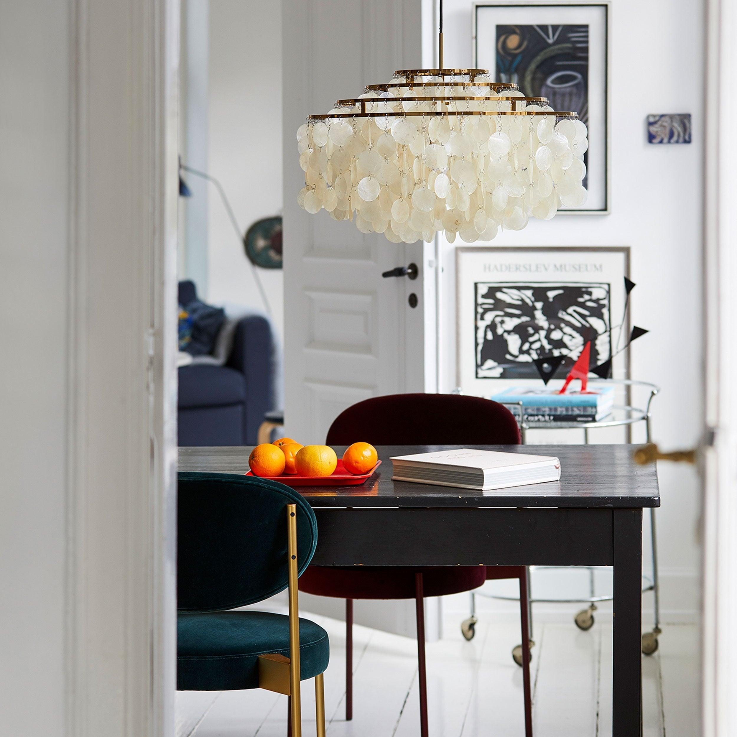 Elios Elegant Capiz Shell Chandelier - Neutralighting