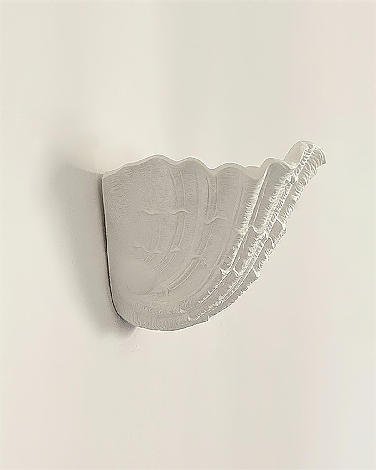 Wall Lamp Shell Plaster Handcrafted Seashell Shape Artistic - Neutralighting