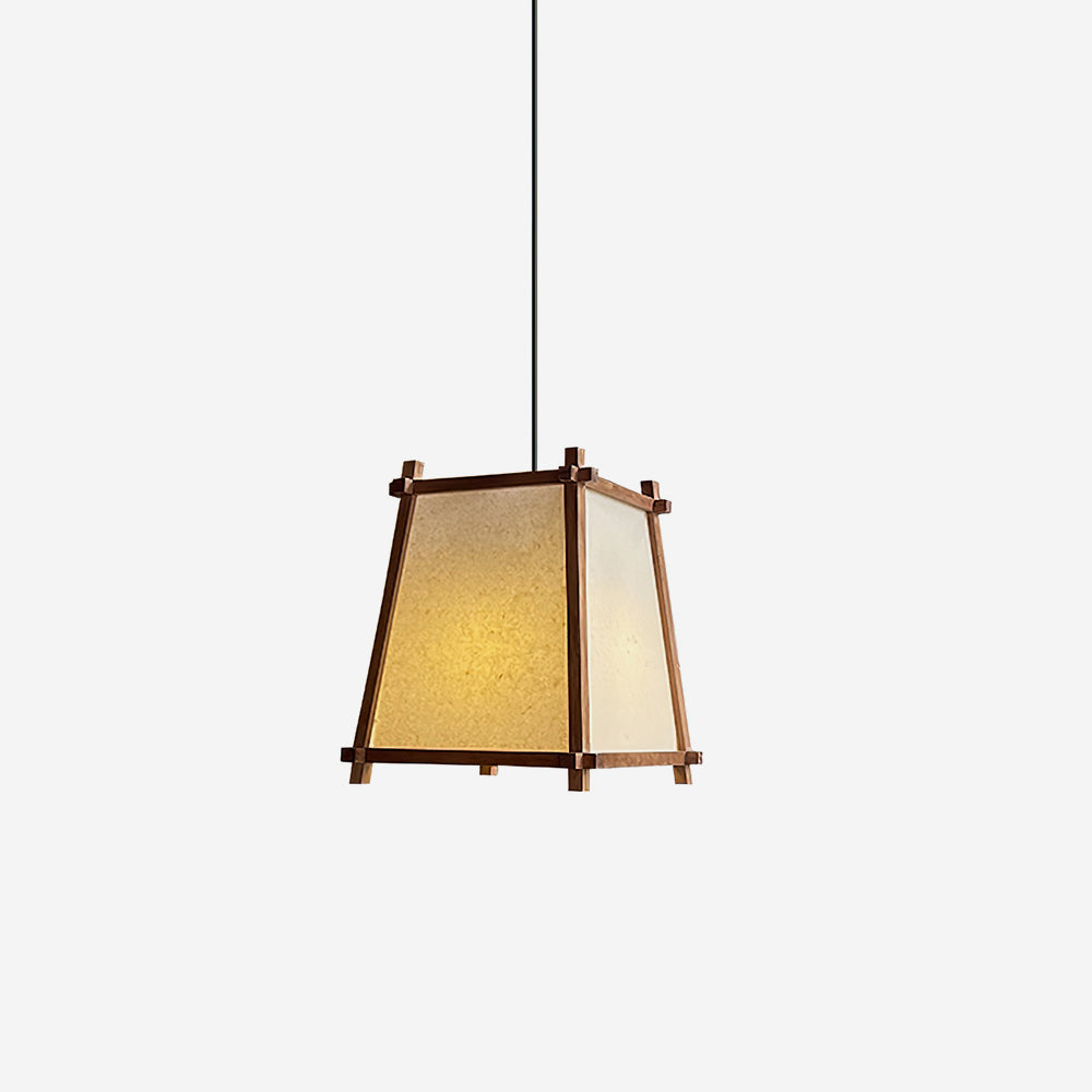 Calira Pendant Light Fabric Geometric - Neutralighting