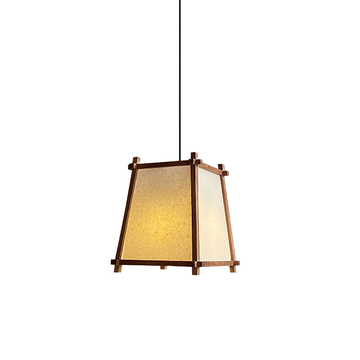 Calira Pendant Light Fabric Geometric - Neutralighting
