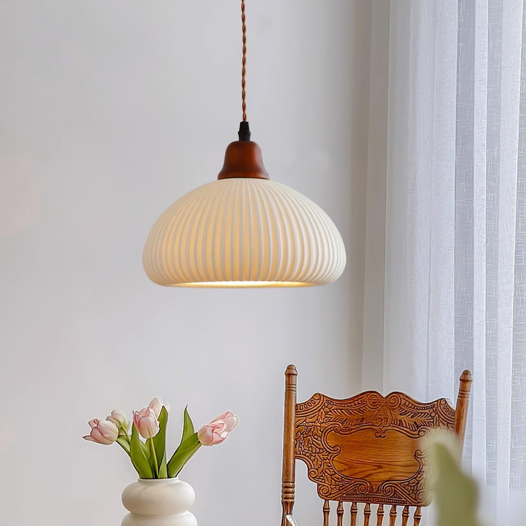 Claire Ceramic Pendant Lights - Neutralighting